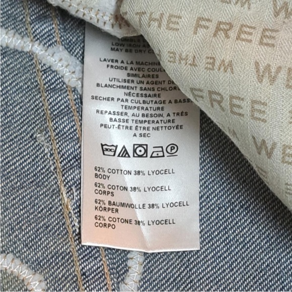 *NWT* Free People Flying High Patched Jeans Size 26 - Picture 14 of 14
